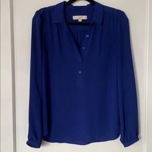 Ann Taylor blue blouse - never worn